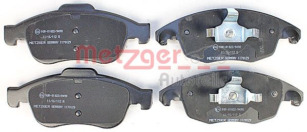 METZGER 1170129 GREENPARTS Bremsbelagsatz, Scheibenbremse
